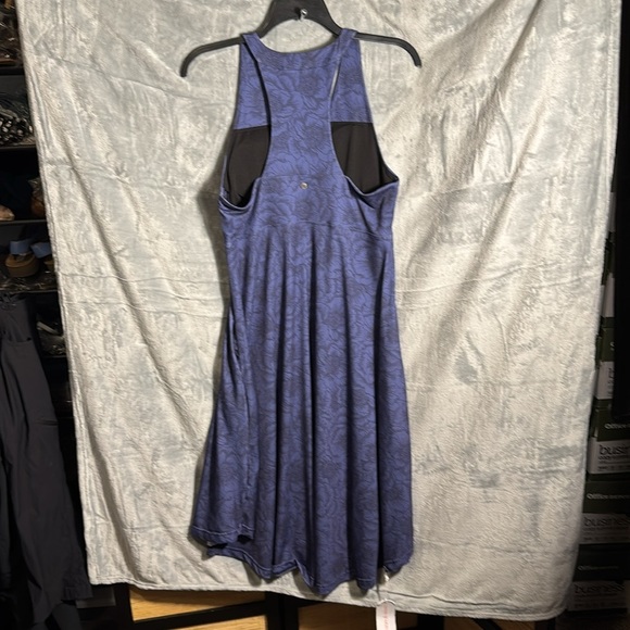 Krimson Klover Piper Dress XL Blue Patterned NWT long midi peonie dusk pockets - Picture 4 of 16